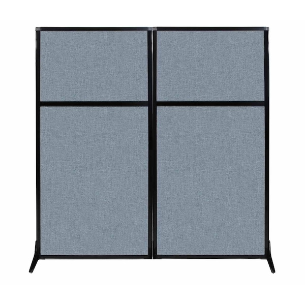 Work Station Screen 66" x 70" Powder Blue Fabric